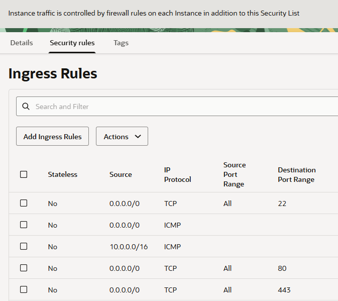 규칙 추가 화면